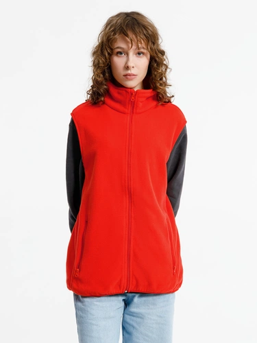 Жилет флисовый унисекс Nesse, красный