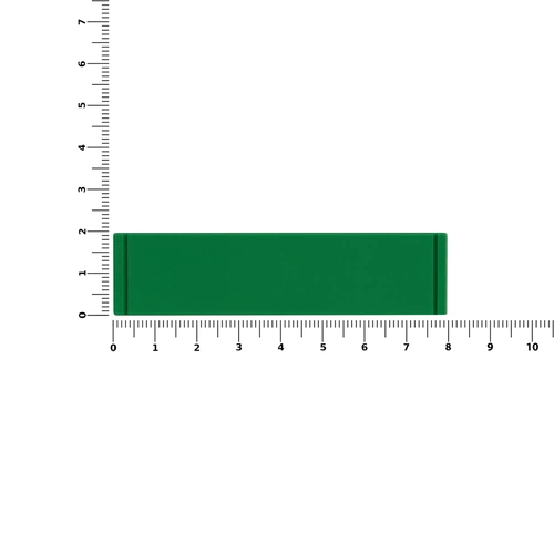 Лейбл из ПВХ Dzeta, S, зеленый