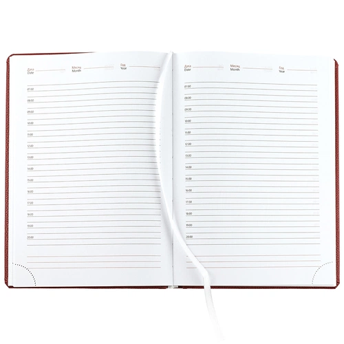 Ежедневник Sagrin, недатированный, красный