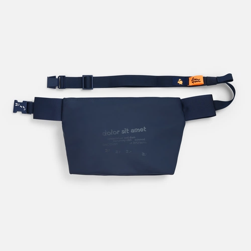Поясная сумка Traffic, синяя с нанесением и кастомизацией