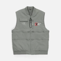 Жилет Hard Work, серый с нанесением