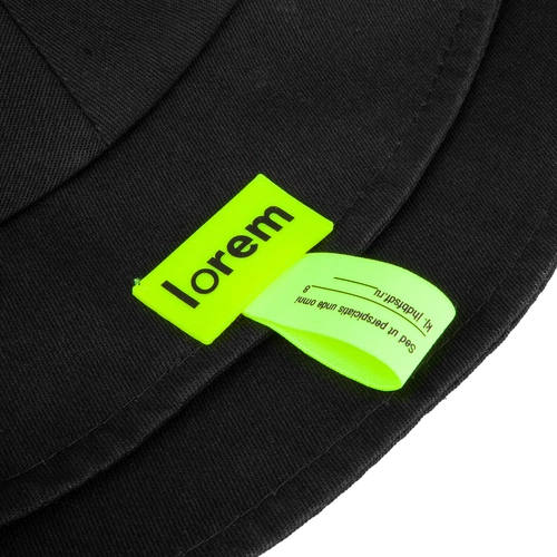 Панама Vento, черная с нанесением