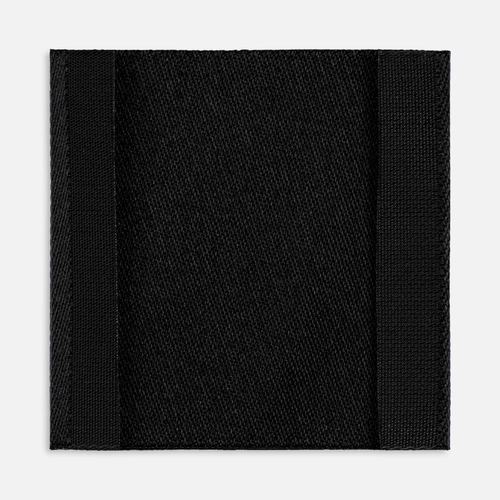 Лейбл тканевый Epsilon, L, черный