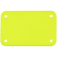 Лейбл из ПВХ Kreta, S, желтый неон