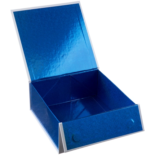 Коробка складная Gallant, M, белая с синим