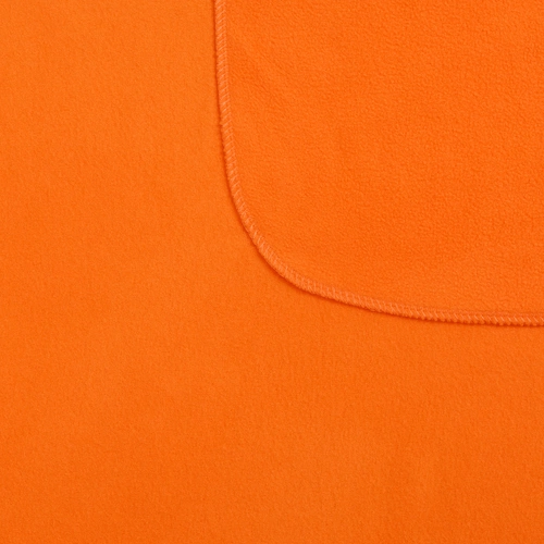 Флисовый плед Warm&Peace, оранжевый