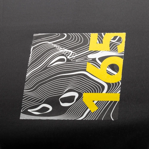 Зонт складной Cloudburst в подарочной упаковке, черный с нанесением