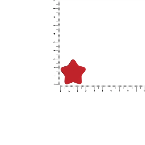 Джибитс из ПВХ «Звезда», красный