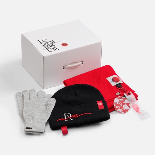 Сет Urban Flow, черно-красный с нанесением и кастомизацией