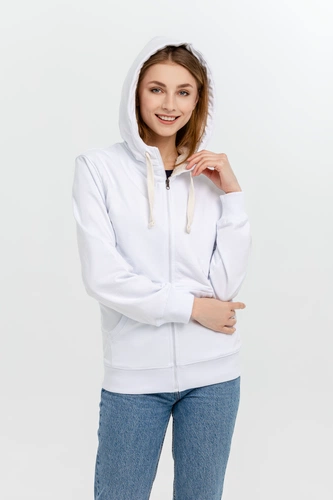 Толстовка на молнии Kulonga Sherpa, белая