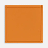 Лейбл из ПВХ Dzeta, L, оранжевый