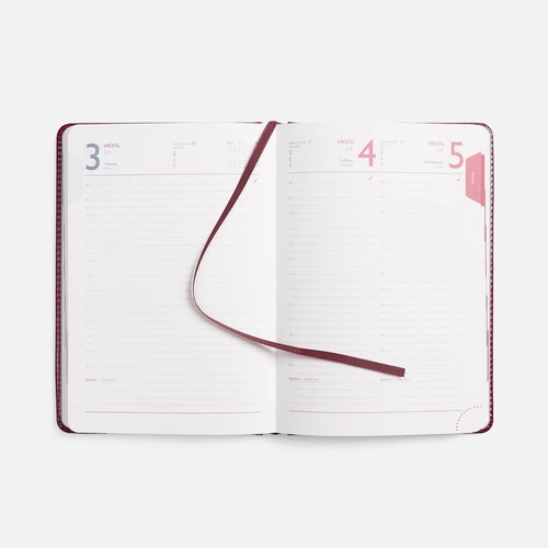 Ежедневник Faro, датированный, бордовый