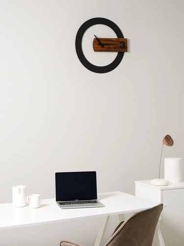 Часы TimeLord, черные с коричневым