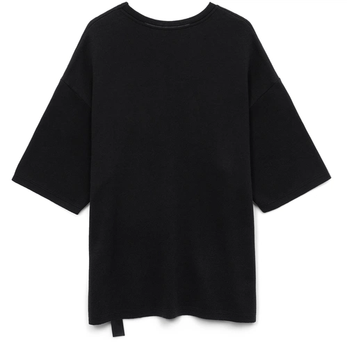 Джемпер с коротким рукавом Siluetti Volumica, черный