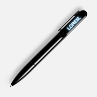 Ручка шариковая Lucenti с подсветкой логотипа, в футляре