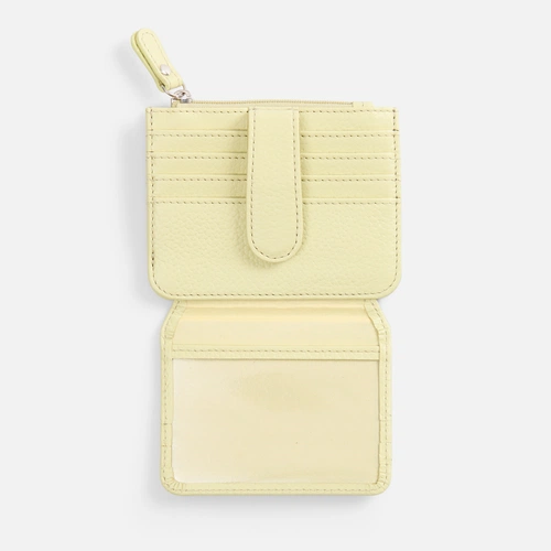 Картхолдер на молнии Unison, светло-зеленый