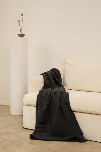 Плед Quill, темно-серый