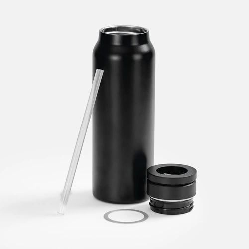 Термобутылка Magnus с магнитным держателем для телефона, черная