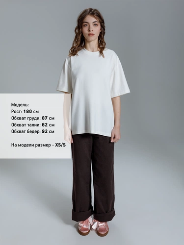 Футболка оверсайз Kangas, белая