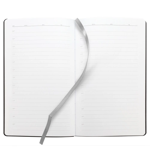 Ежедневник Knit, недатированный, темно-серый