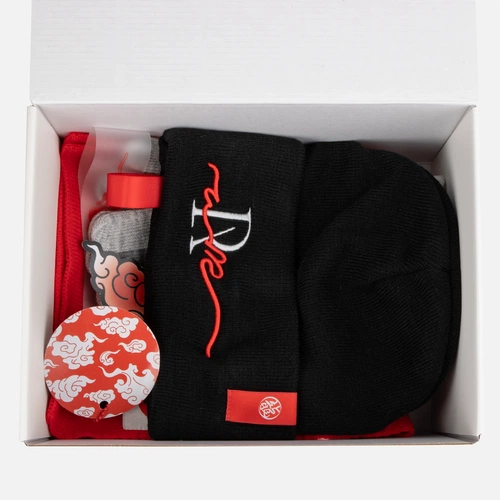 Сет Urban Flow, черно-красный с нанесением и кастомизацией