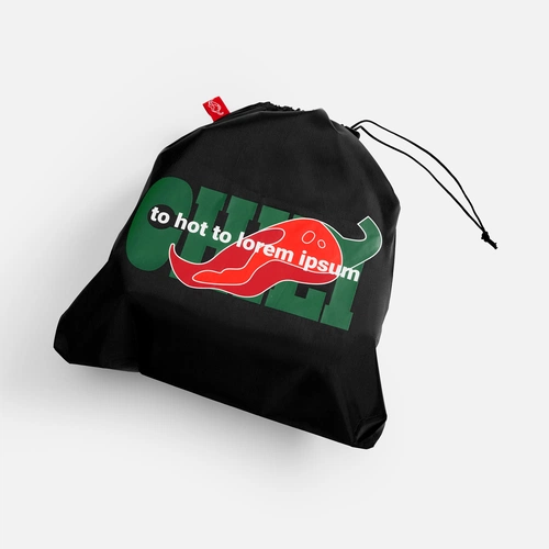 Дорожная подушка Piligrim, красная с нанесением и кастомизацией