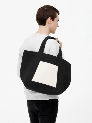 Шопер Shophop, черный с неокрашенным