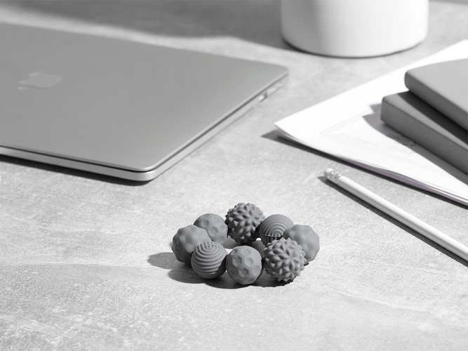 Магнитный антистресс Snippet, серый