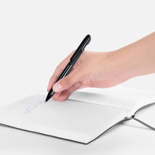 Ручка шариковая Evoxx Recycled, черная