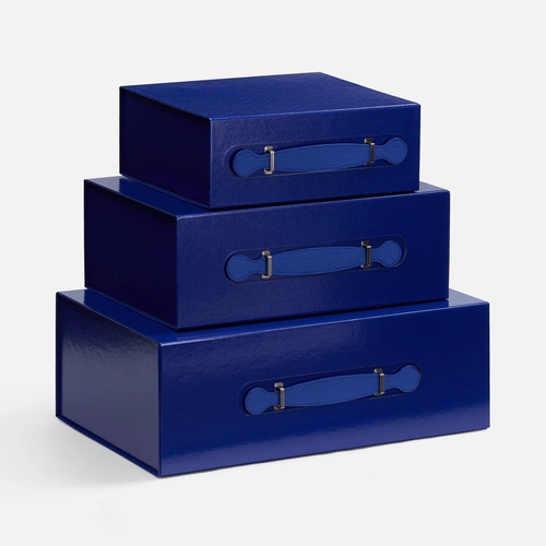 Коробка складная Holdfold, L, синяя