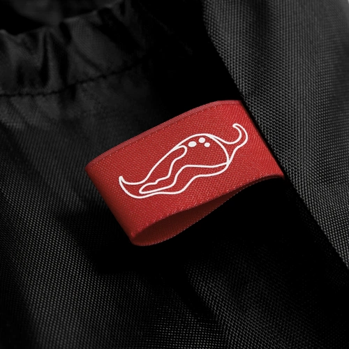 Дорожная подушка Piligrim, красная с нанесением и кастомизацией