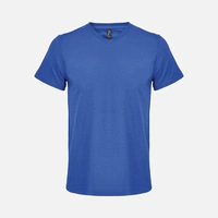 Футболка унисекс Regent с V-образным вырезом, ярко-синяя (royal)