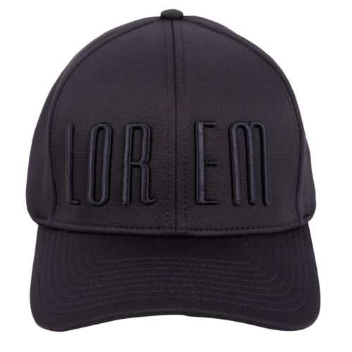 Бейсболка Harris с 3D-вышивкой, черная