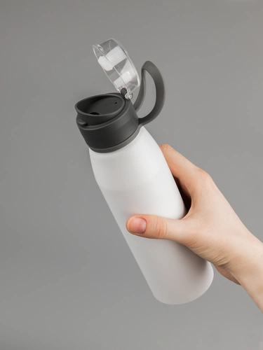 Бутылка для воды Billy Gym, матовая белая