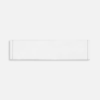 Лейбл из ПВХ Dzeta, S, белый