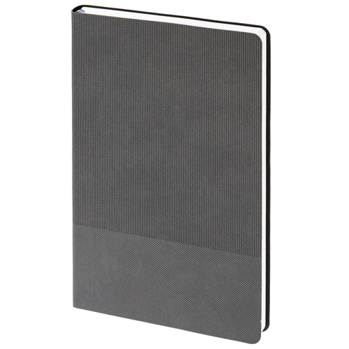 Ежедневник Knit, недатированный, темно-серый