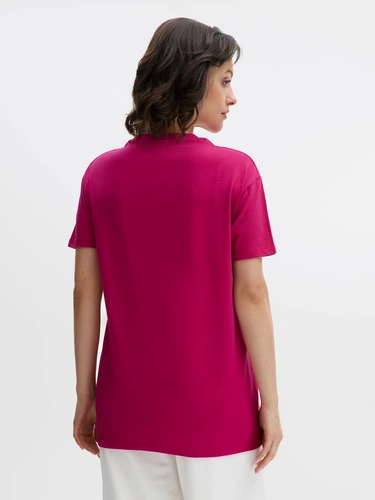 Футболка унисекс Regent 150, ярко-розовая (фуксия)