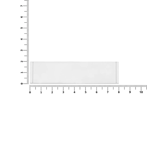 Лейбл из ПВХ Dzeta, S, белый