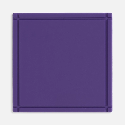 Лейбл из ПВХ Dzeta, L, фиолетовый