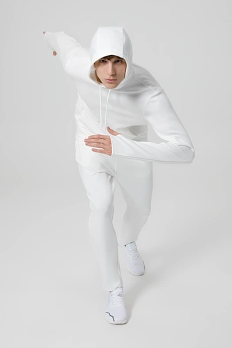 Худи унисекс Begi, молочно-белое