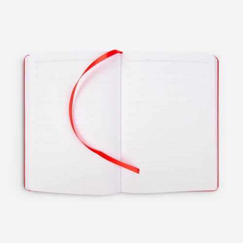 Ежедневник Tact, недатированный, красный