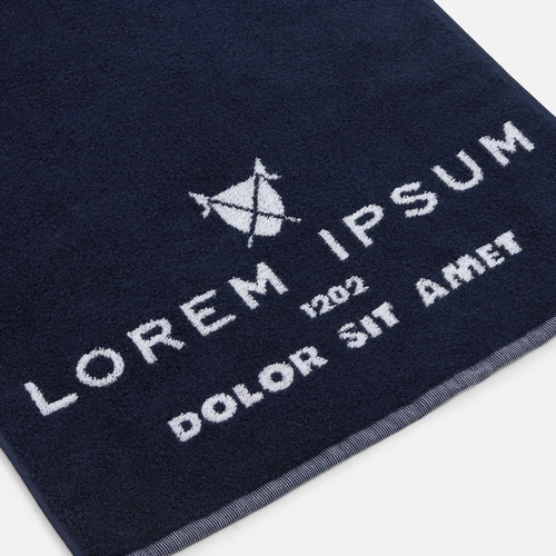 Полотенце на заказ Surpass с пестротканым логотипом, большое