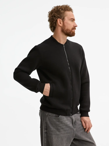 Бомбер унисекс Estado, черный