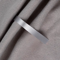 Лента сатиновая Satin 10 S, серая, 10 см