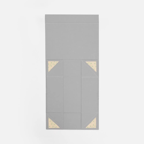 Коробка складная Quadra Fold, серая
