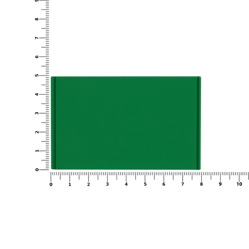 Лейбл из ПВХ Dzeta, XL, зеленый