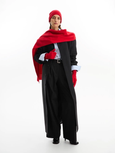 Перчатки Alpine, красные (гвоздика)