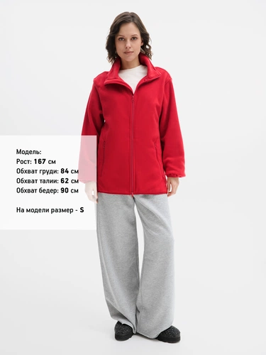 Куртка флисовая унисекс Ben Mac, красная