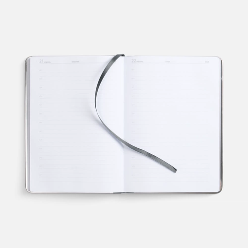 Ежедневник Metal Frame на заказ, датированный, серый