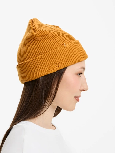 Шапка Ribelle, темно-желтая (горчичная)